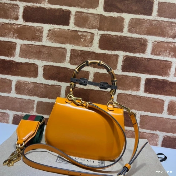Hyper Peter bag Bamboo top handle with Small Gucci 0818